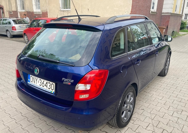 Skoda Fabia cena 19900 przebieg: 156000, rok produkcji 2008 z Nysa małe 277